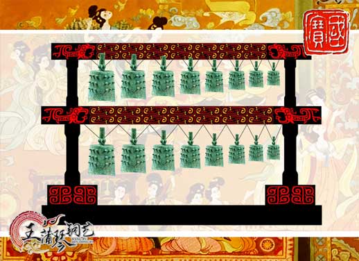 16件晉侯穌青銅編鐘，西周時(shí)期編鐘編磬